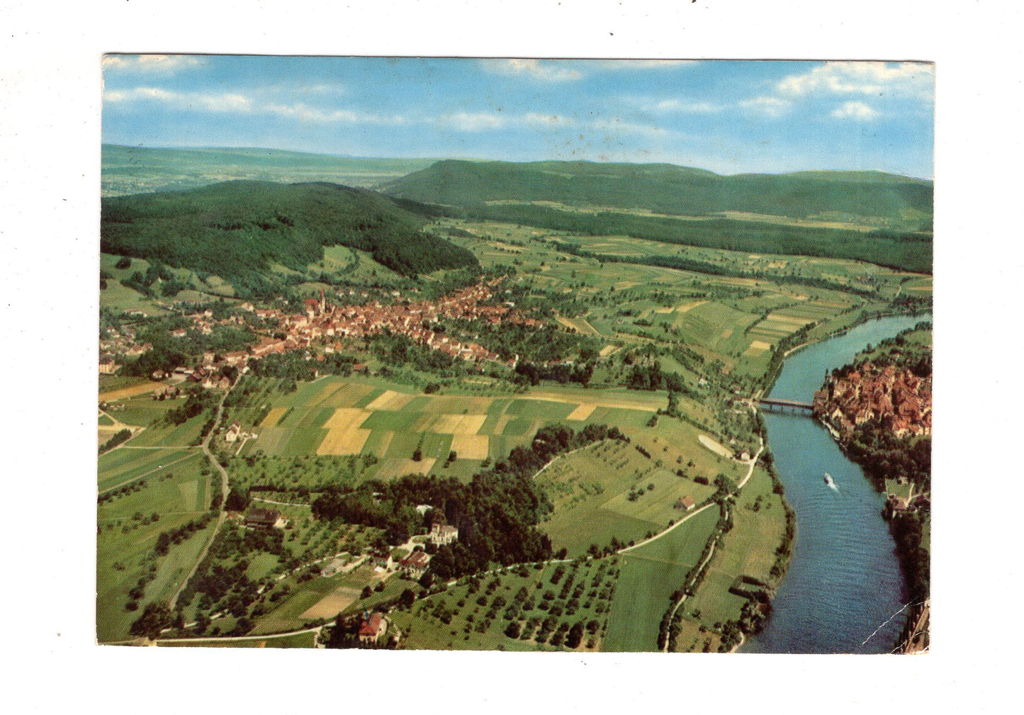 Ansichtskarte Gailingen - Diessenhofen mit Schloss Rheinburg