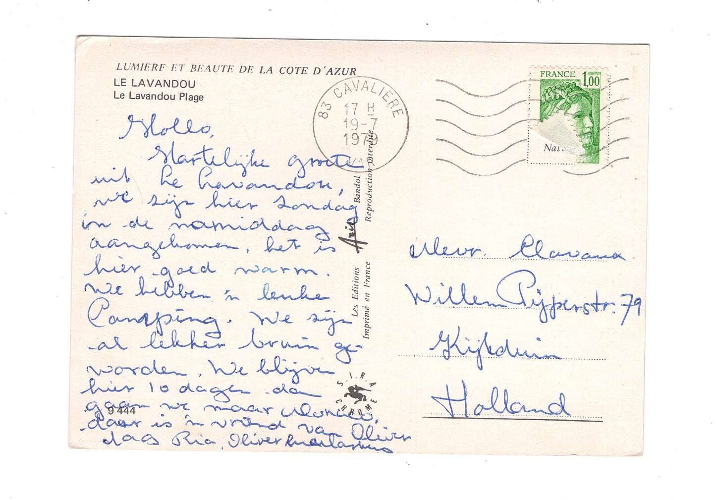 Ansichtskarte Le Lavandou / Frankreich