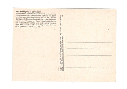 Ansichtskarte Tempelplatz / Jerusalem / Israel