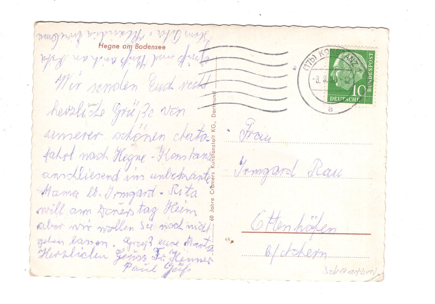 Ansichtskarte Hegne am Bodensee / K1-53