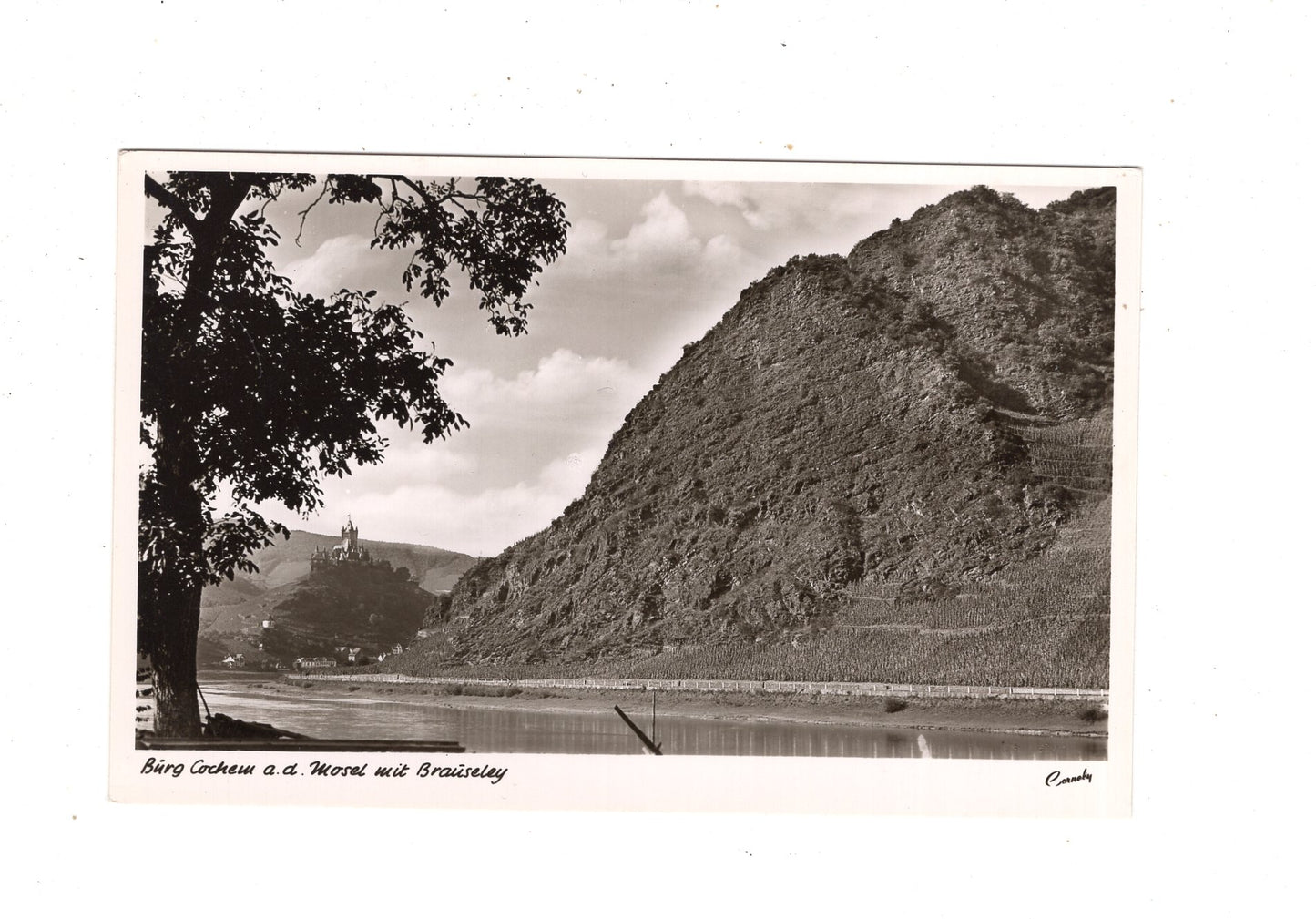 Ansichtskarte Burg Cochem an der Mosel mit Brauseley / M1-58