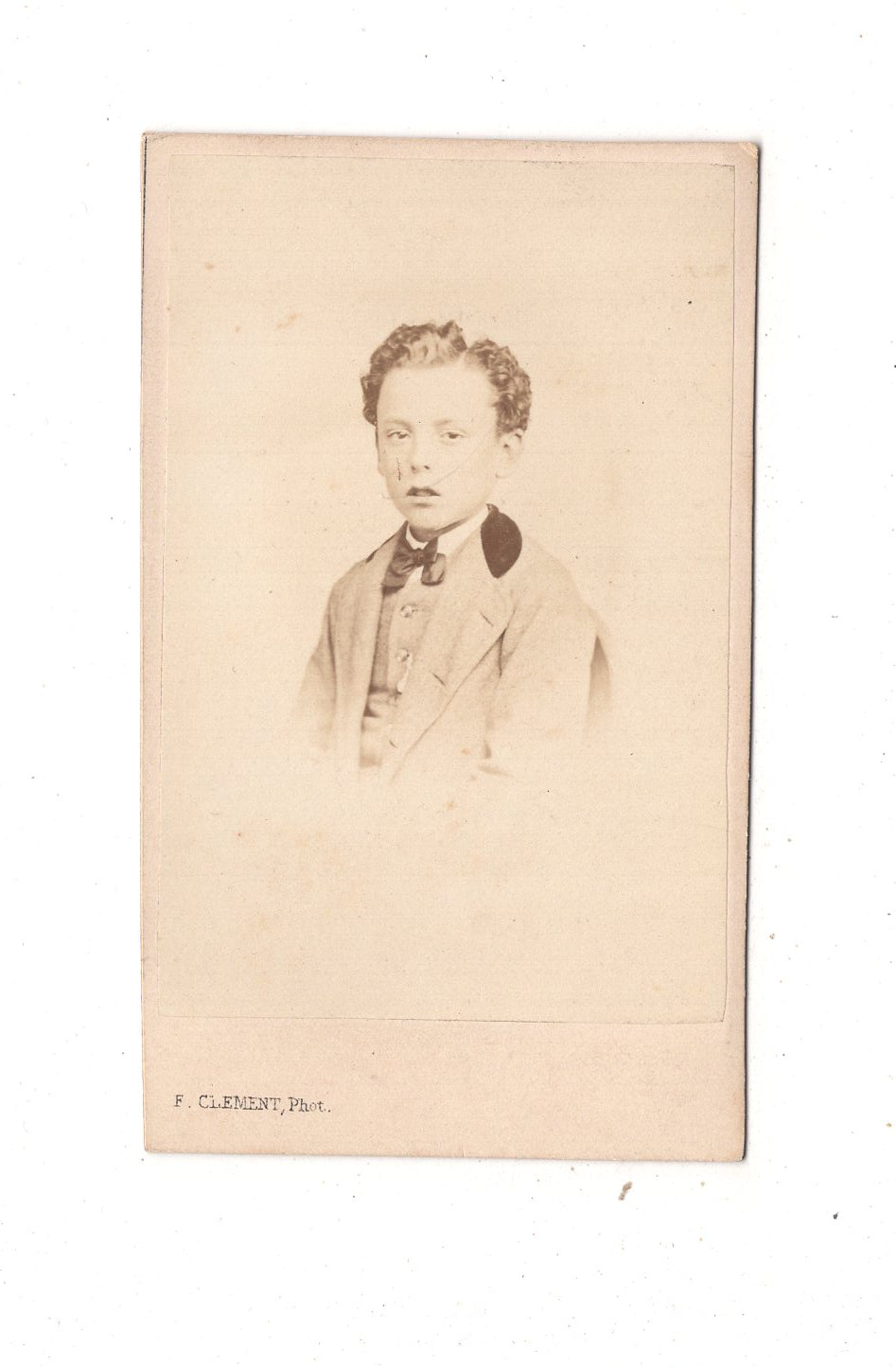 Fotografie Feiner Junge - Paris 1860er / CDV N1-03