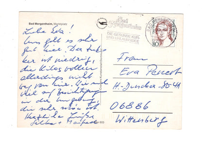 Ansichtskarte Bad Mergentheim / Marktplatz / J1-61