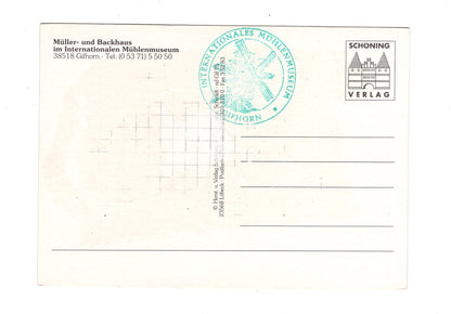 Ansichtskarte Müller- und Backhaus im Mühlenmuseum / Gifhorn / H1-66