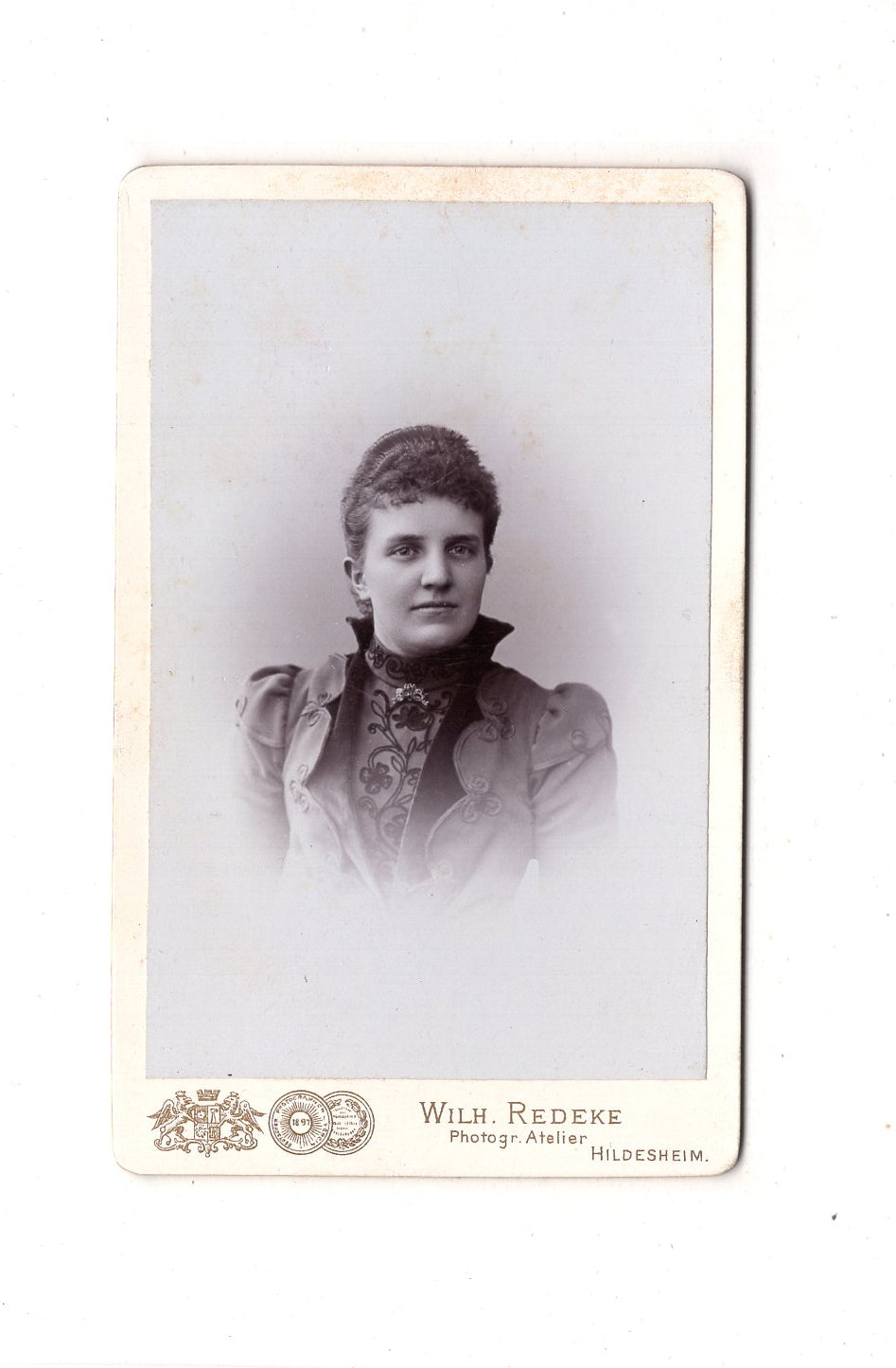Fotografie Damenportrait - Hildesheim 1890er / CDV C1-17