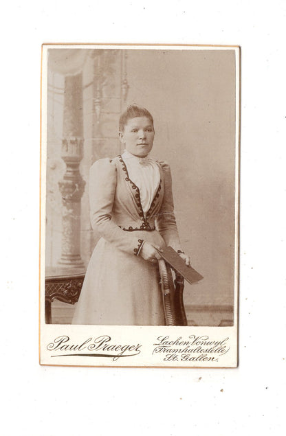 Fotografie Feine Dame - Lachen Vonwyl 1890er