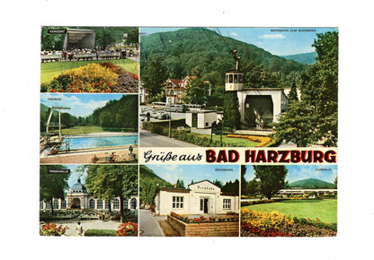 Ansichtskarte Bad Harzburg / Freibad / Konzert