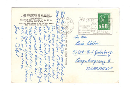 Ansichtskarte Chateau de Chambord / Frankreich