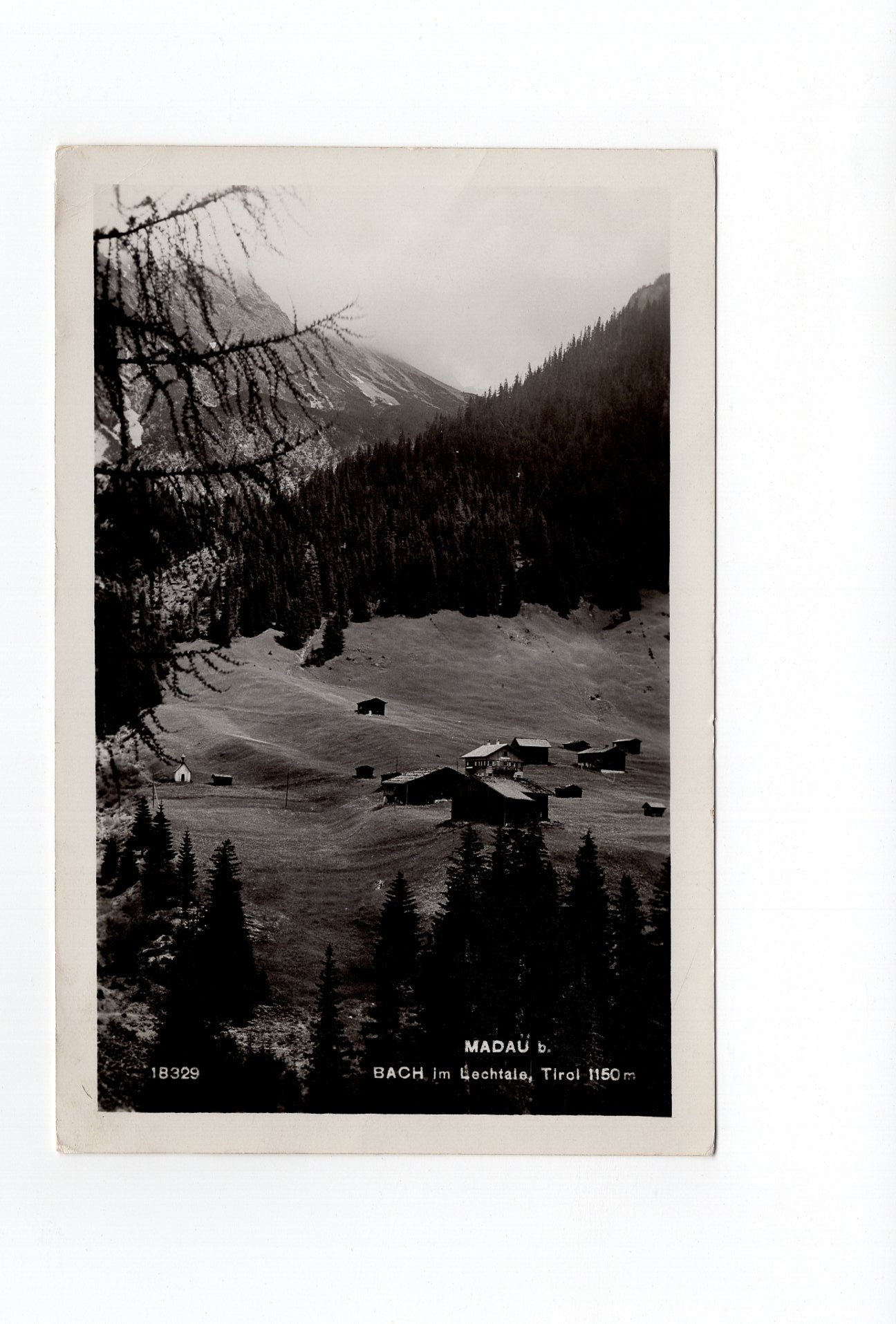 Ansichtskarte Madau bei Bach im Lechtal / Tirol / Österreich