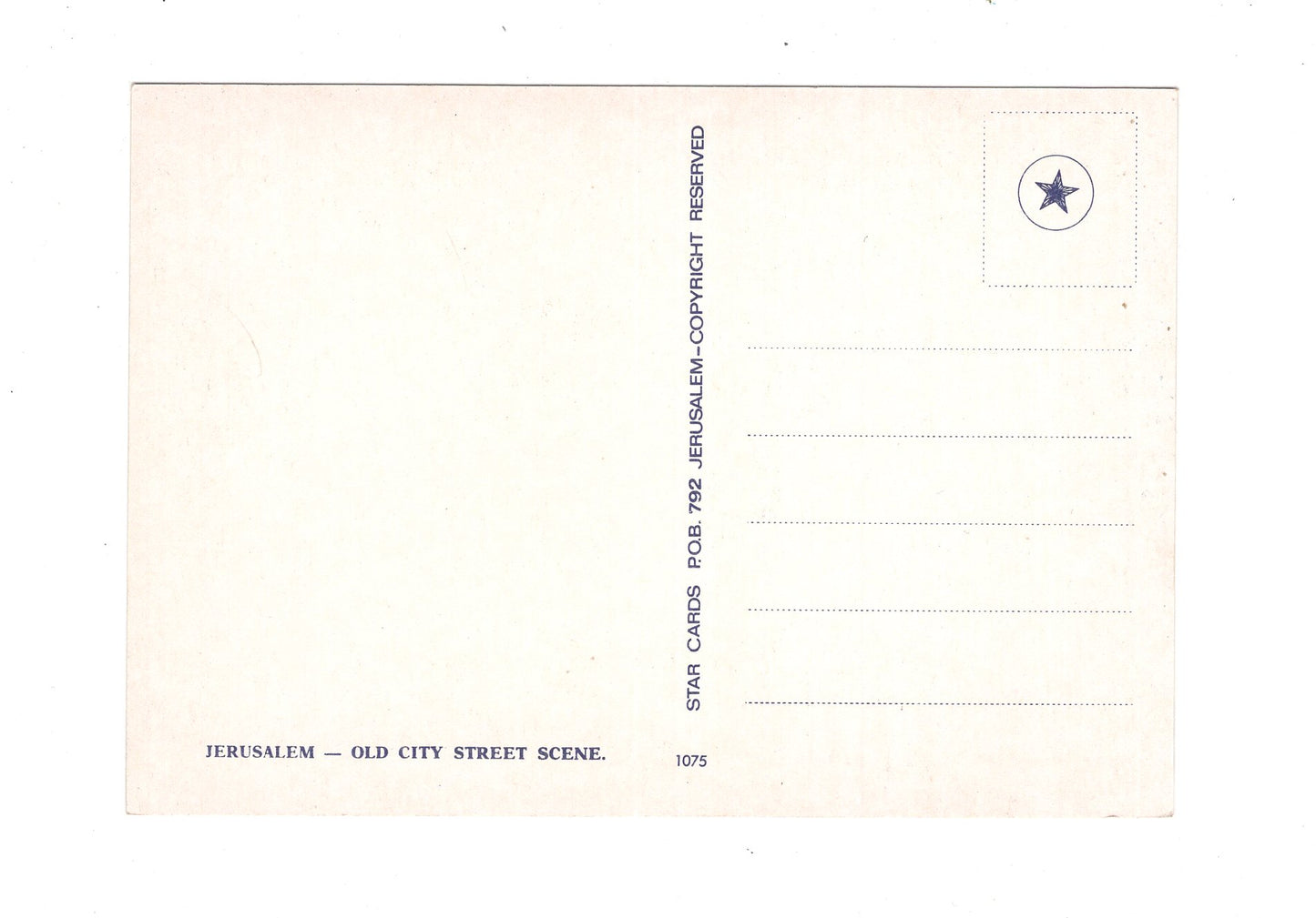 Ansichtskarte Altstadt / Jerusalem / Israel