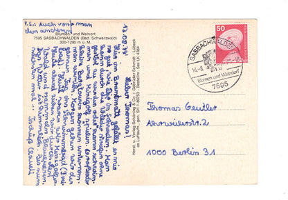 Ansichtskarte Sasbachwalden / Badischer Schwarzwald / G1-70