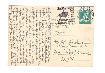 Ansichtskarte Bad Mergentheim / Kurheim Haus Schwaben / J1-61