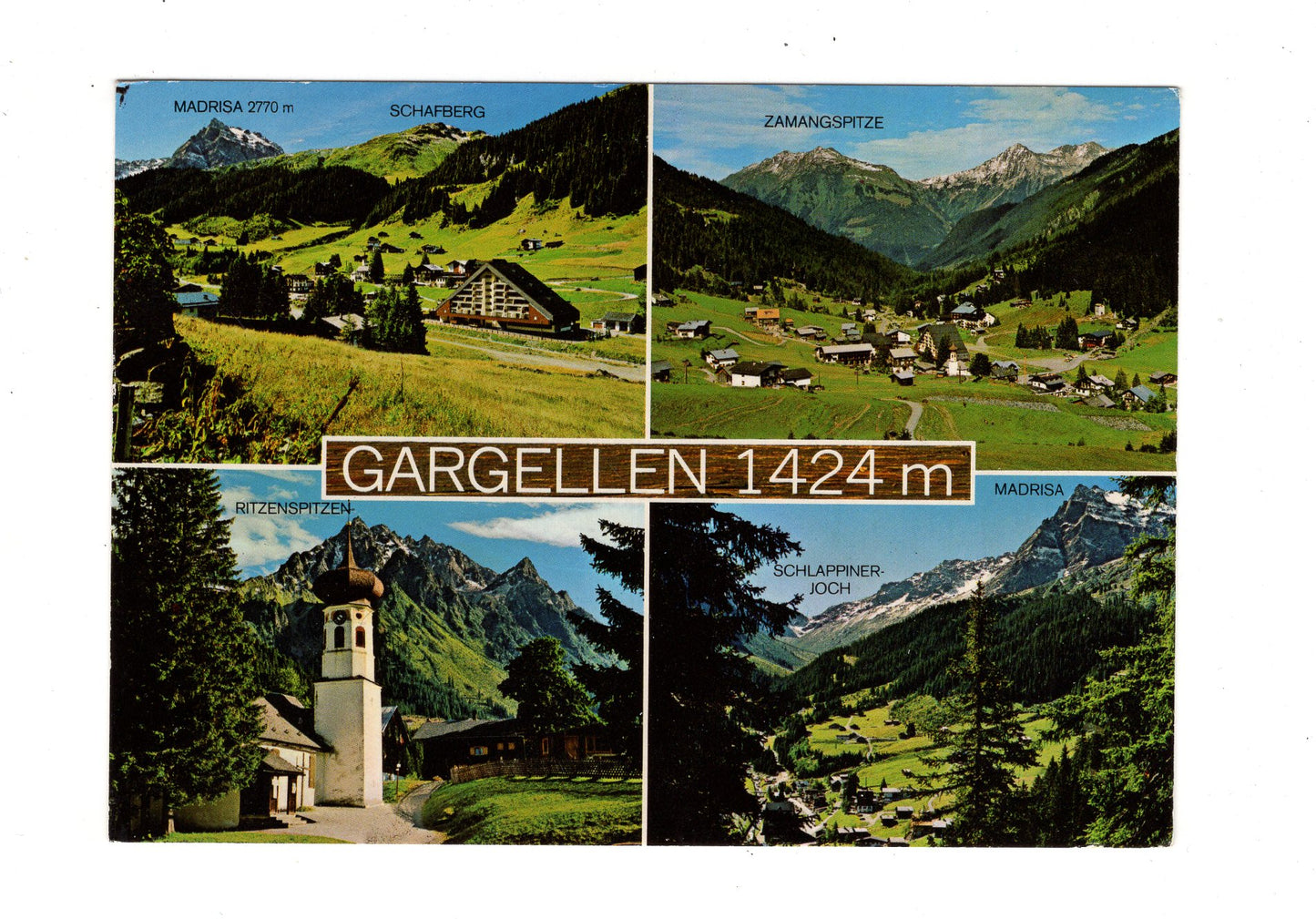 Ansichtskarte Gargellen im Montafon / Vorarlberg / Österreich
