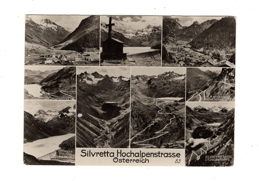 Ansichtskarte Silvretta Hochalpenstraße / Österreich