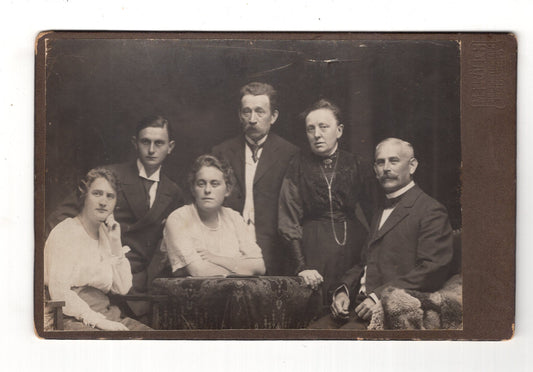 Fotografie Schönes Familienbild - Flensburg 1910er