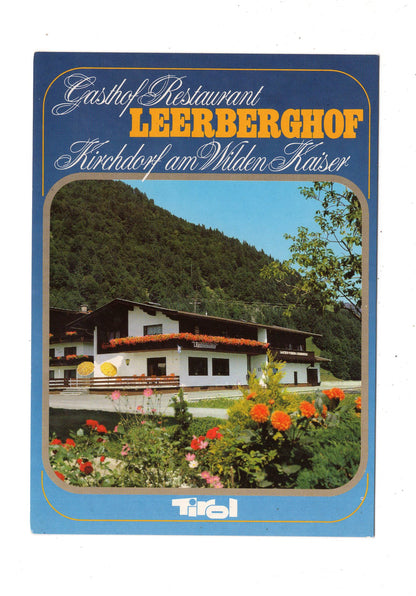 Ansichtskarte Gasthof Restaurant Leerberghof / Kirchdorf am Wilden Kaiser / Tirol / Österreich