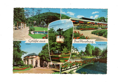 Ansichtskarte Bad Harzburg / Badepark / Kurhaus +++