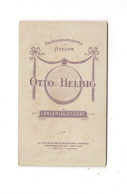 Fotografie Feine Dame - Langenchursdorf um 1900