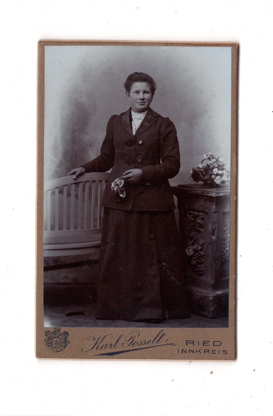 Fotografie Feine Dame - Ried im Innkreis um 1910