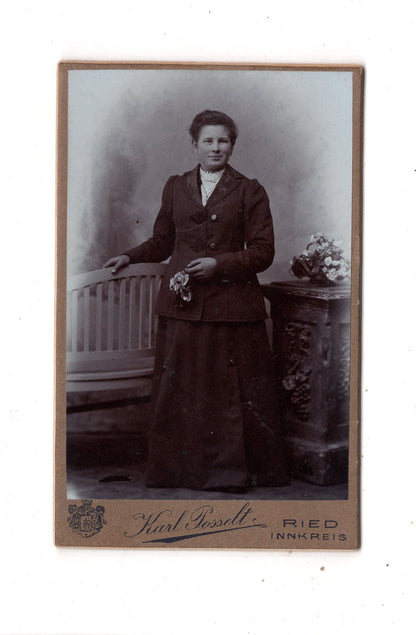 Fotografie Feine Dame - Ried im Innkreis um 1910