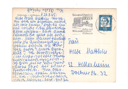Ansichtskarte Gießen / Lahn / Schiffenberg