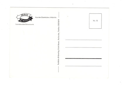 Ansichtskarte Gaststube Hohritt / Sasbachwalden / Schwarzwald / G1-70