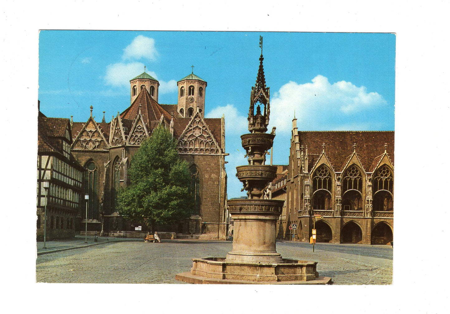 Ansichtskarte Braunschweig / Altstadtmarkt mit Martinikirche +++ / I1-65