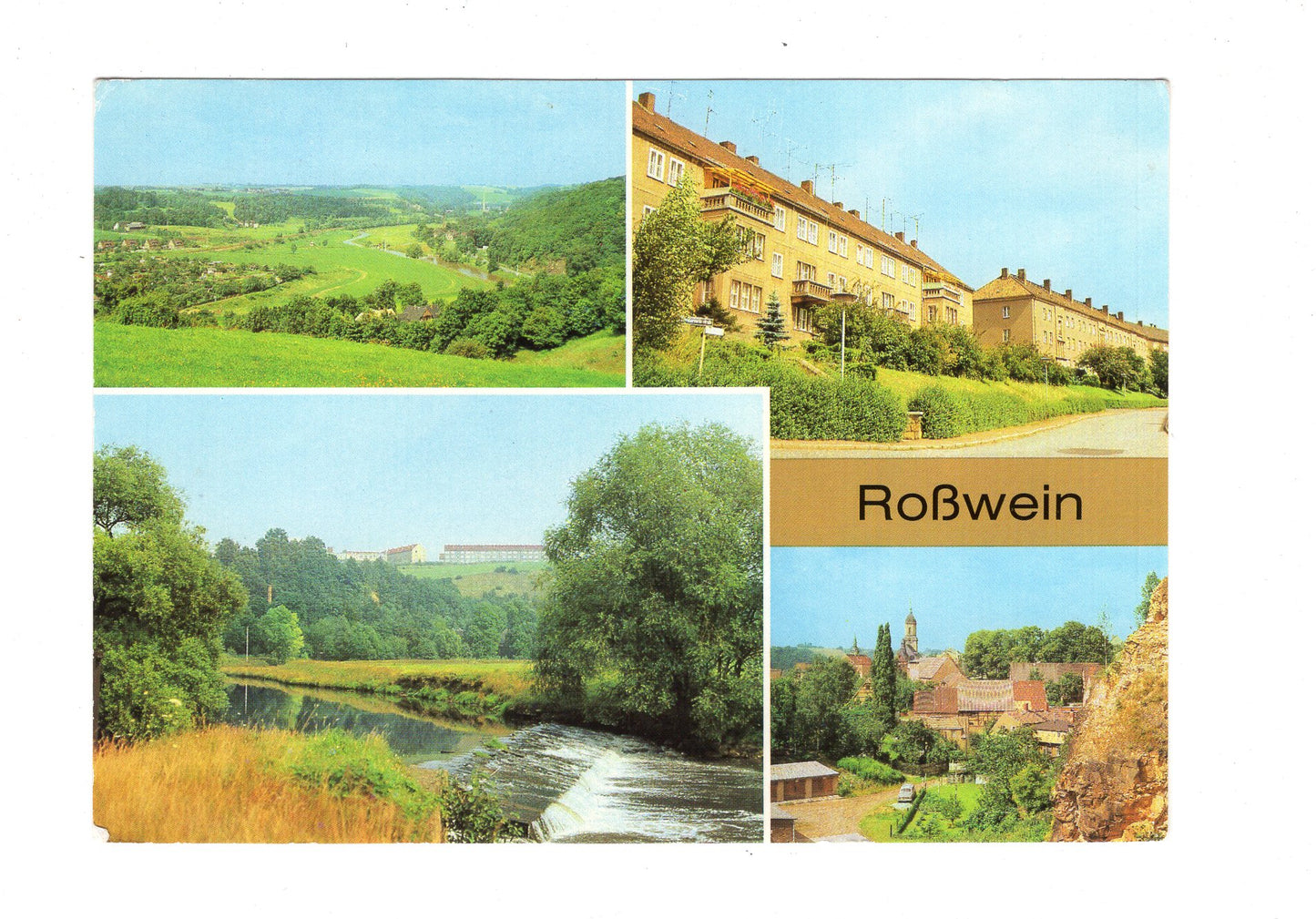 Ansichtskarte Roßwein / Kreis Döbeln / H1-66