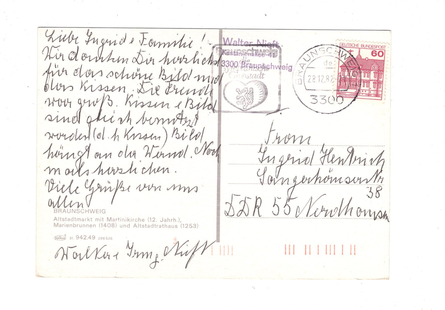 Ansichtskarte Braunschweig / Altstadtmarkt mit Martinikirche +++ / I1-65