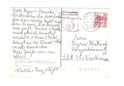 Ansichtskarte Braunschweig / Altstadtmarkt mit Martinikirche +++ / I1-65