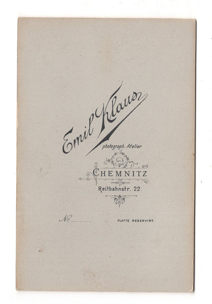 Fotografie Feines Paar - Chemnitz um 1900 / CAB X-28