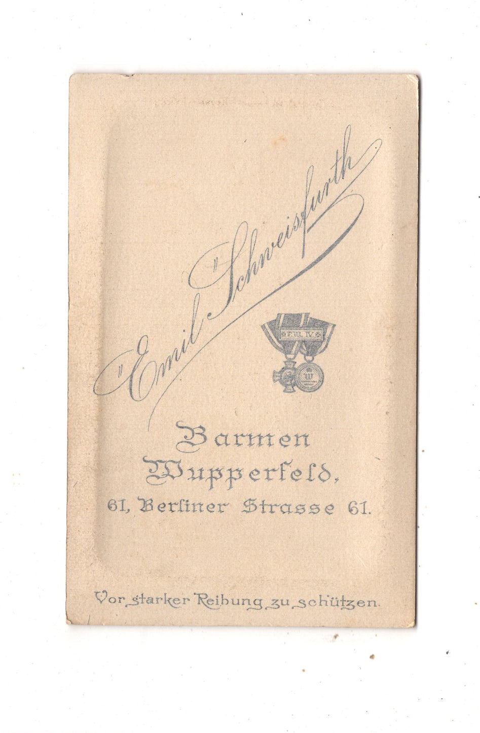 Fotografie Feine Dame - Barmen Wupperfeld um 1880