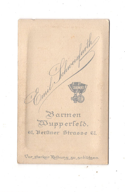 Fotografie Feine Dame - Barmen Wupperfeld um 1880