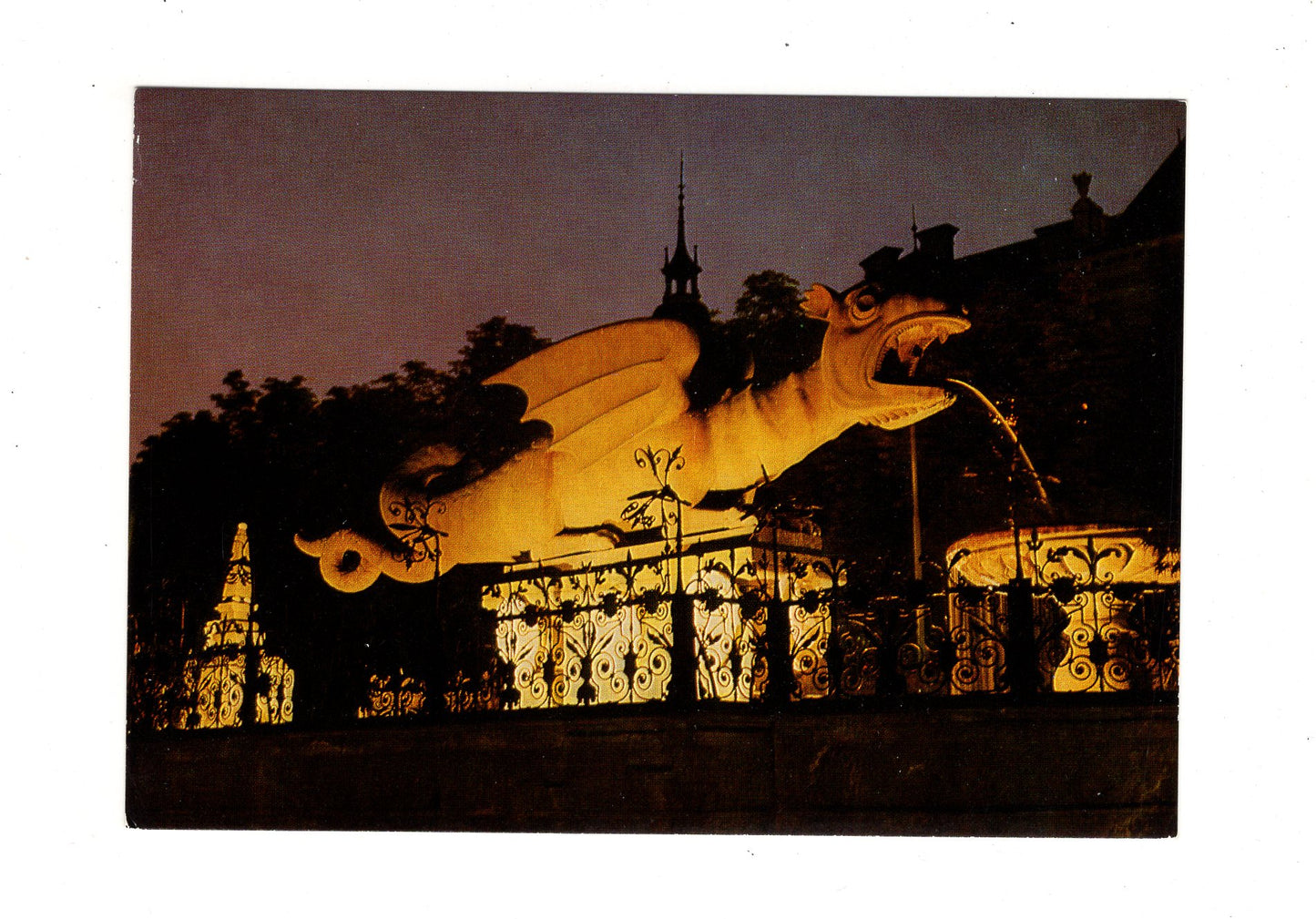Ansichtskarte Klagenfurt / Lindwurm-Denkmal / Kärnten / Österreich