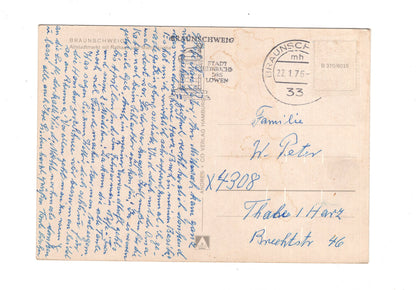 Ansichtskarte Braunschweig / Altstadtmarkt mit Rathaus und Martinikirche +++ / I1-65