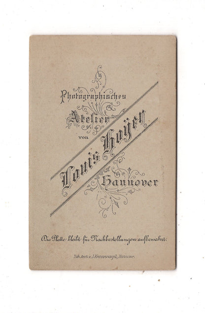 Fotografie Feine Dame mit kleinem Kind - Hannover 1880er