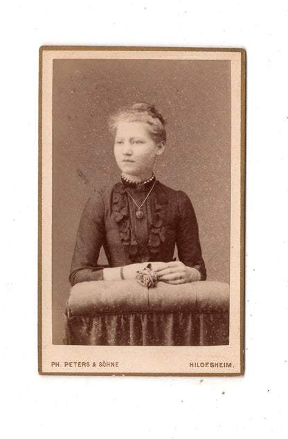Fotografie Feine Dame - Hildesheim 1880er