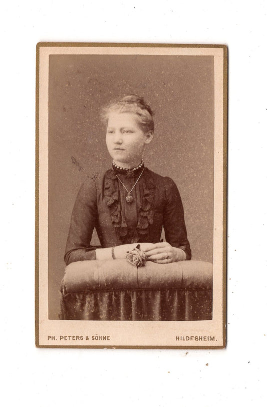Fotografie Feine Dame - Hildesheim 1880er
