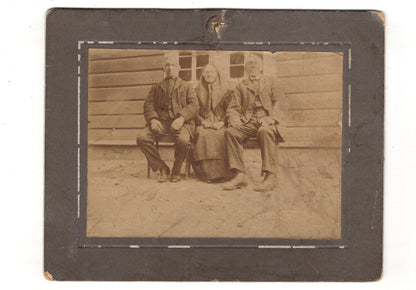 Fotografie Schönes Familienbild - unbekannter Ort 1900er