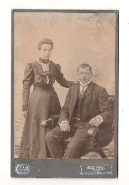 Fotografie Feines Paar - Berlin-Weißensee 1890er