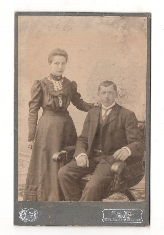 Fotografie Feines Paar - Berlin-Weißensee 1890er