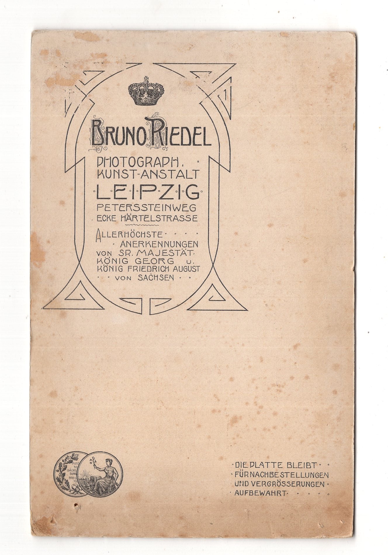 Fotografie Feines Paar - Berlin-Weißensee 1890er