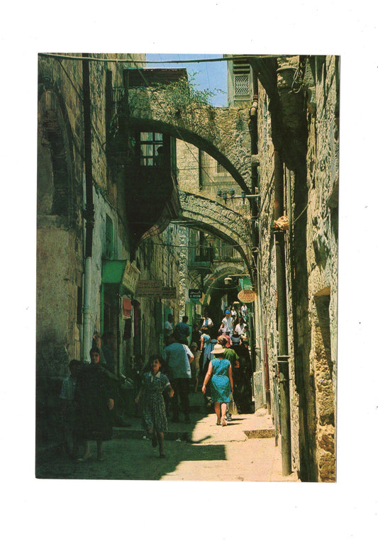 Ansichtskarte Via Dolorosa / Jerusalem / Israel