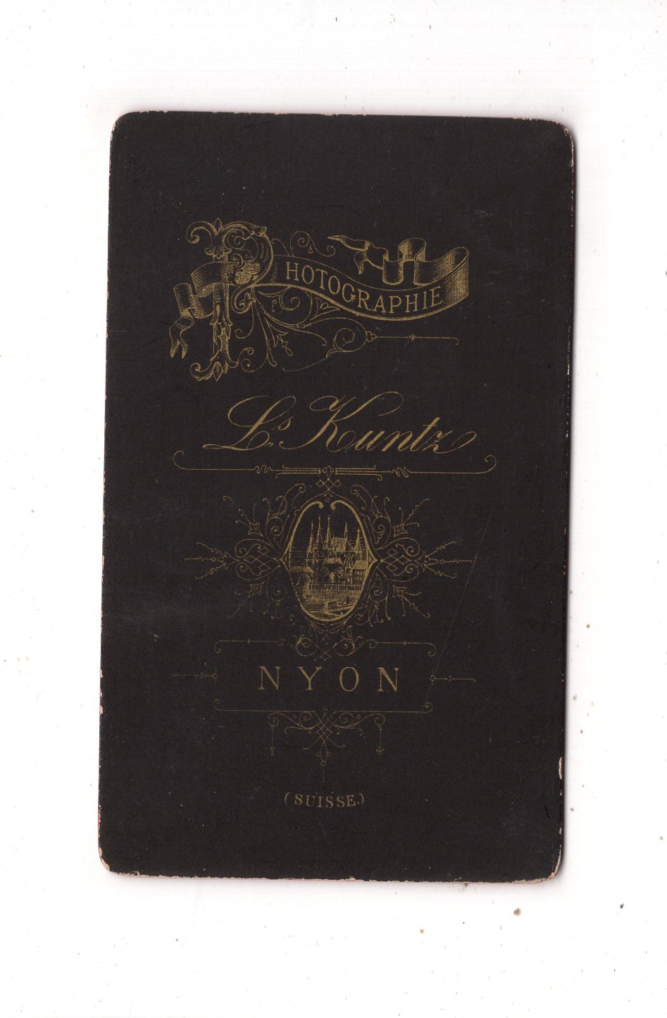 Fotografie Feine Dame - Nyon 1880er