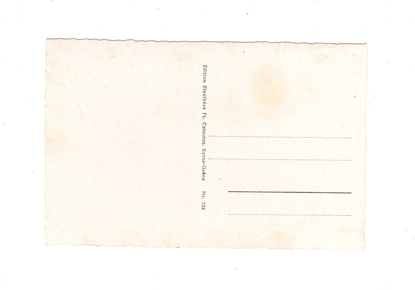 Ansichtskarte Syros / Hafen / Griechenland