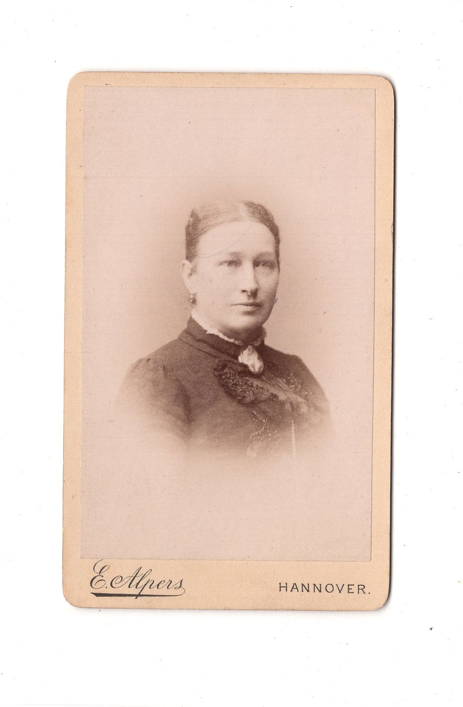 Fotografie Damenportrait - Hannover 1880er / CDV C1-17
