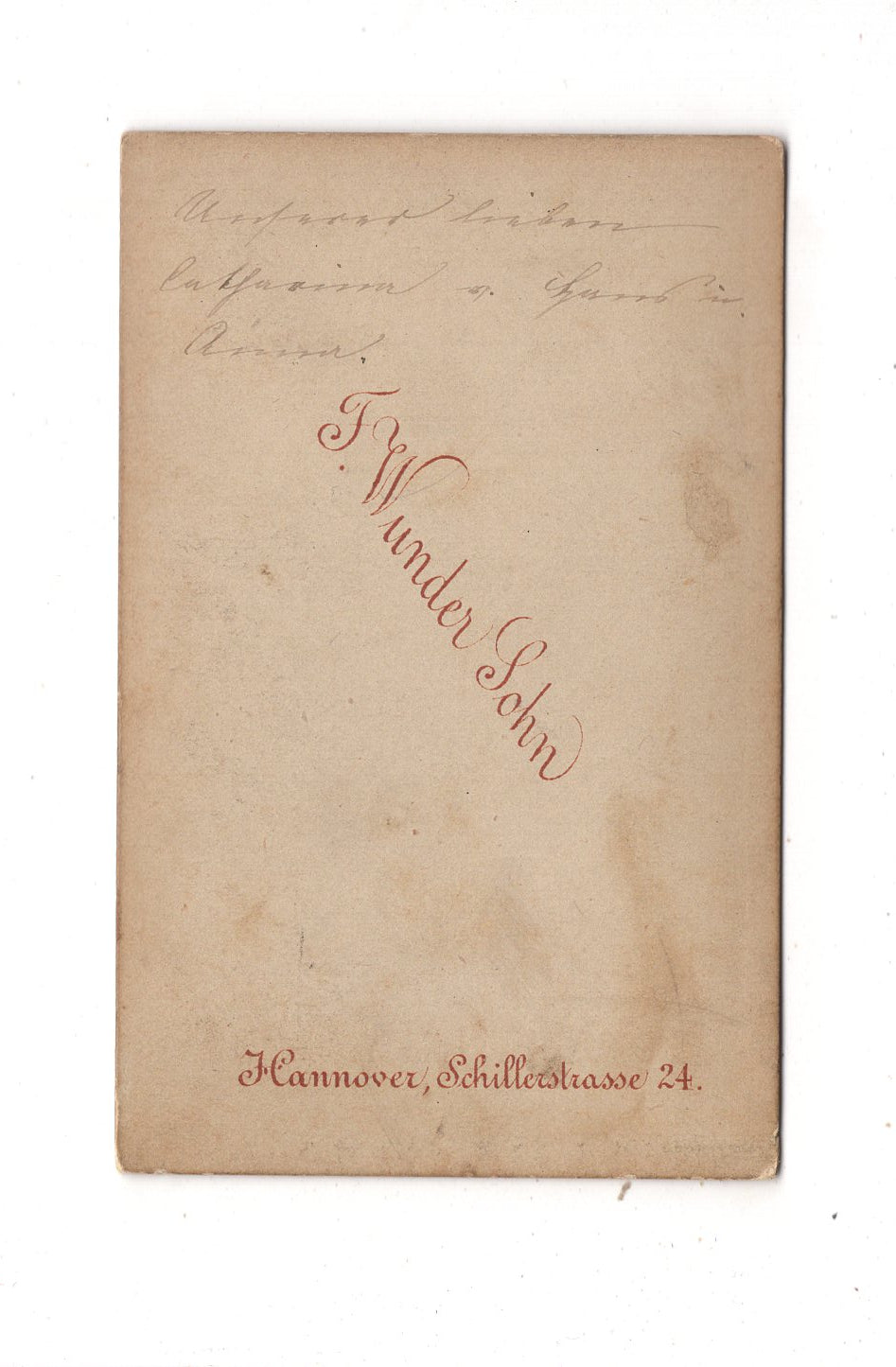 Fotografie Feines Paar - Hannover 1870er / CDV L1-38