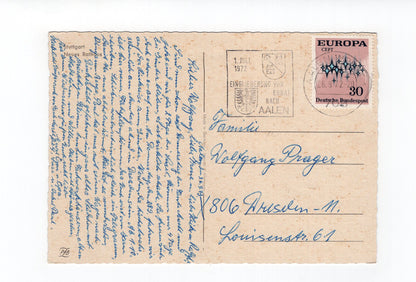 Ansichtskarte Stuttgart / Neues Rathaus