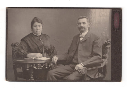 Fotografie Feines Paar - Chemnitz 1900er / CAB X-28