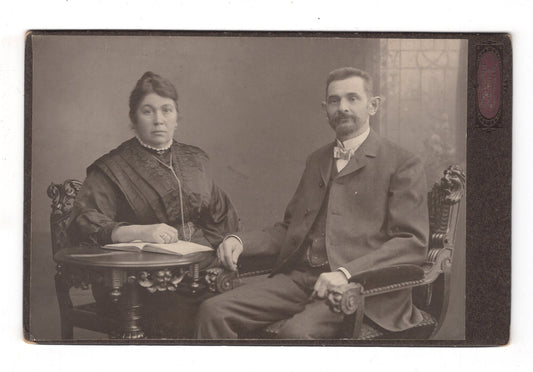 Fotografie Feines Paar - Chemnitz 1900er / CAB X-28